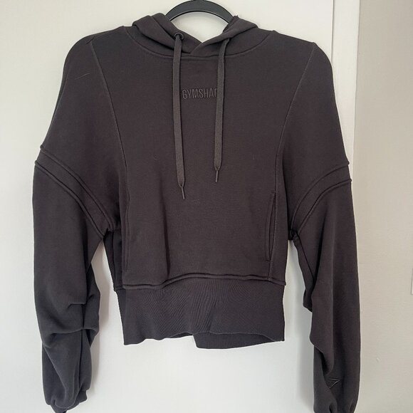 Gymshark Heavyweight Loopback Sweat Hoodie - Asphalt Grey - Picture 2 of 4